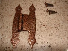 New 2-AJAX #902 Early American Hammered Copper Hinges 1/2" Off Set Overlap Door. Fixed Price $22.00.