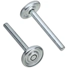 Stanley Hardware Zinc Plated Rolling Garage Door Ball Bearing Steel Rollers 2PK. Fixed Price $12.24.