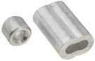 National Hardware N283-861 740 Lbs. Loads Aluminum Ferrules And Stops 3/16 In.. Fixed Price $7.41.