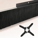 3-PACK Garage Door Brush Seal Cepia Black Bottom Sweep Roll-up. Fixed Price $61.08.