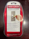 New Craftsman Emergency Key Release 953702. Fixed Price $20.00.