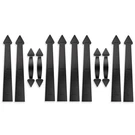 Sankeytew Garage Door Magnetic Decorative Hardware Kit, 8 2 Pack, Black. Fixed Price $49.49.
