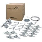 Garage Door Hinge Roller Bracket Hardware Tune Up Kit (7' Height (16'X7' 1.... Fixed Price $70.46.