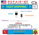 Repair Kit For Liftmaster Chamberlain Logic Board# 41A4201-7C. Fixed Price $22.00.