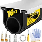 Holikme Garage Door Seals Bottom Rubber, Pre-drilled Aluminum Track. Fixed Price $66.24.