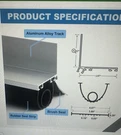 Duzzy Universal Garage Door Seals Kits, Weatherproofing 10 W/brush, U-shape+o. Fixed Price $60.00.