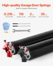 Garage Door Torsion Springs, Gloves And Mounting Wrench 368. Fixed Price $65.33.