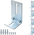 Lajiaoz Heavy Duty Steel Garage Door Track Jamb Bracket J6 4PCS, Silver. Fixed Price $34.02.