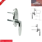 Garage Door Handle Lock Keyed Outside Alloy Steel Silver 3X5 Inches. Fixed Price $51.28.