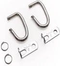 Garage Door Spring Containment C-hook Pair Keeper Rings Pack Accessory. Fixed Price $10.49.