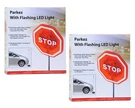 Parkez Flashing Led Light Parking Stop Sign For Garage, 2 Pack. Fixed Price $33.29.