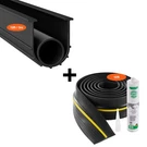 Vevor Garage Door Threshold And Bottom Seals Kit 10 Ft Universal Waterproof Pvc. Fixed Price $29.99.