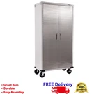 Seville Classics Ultrahd Rolling Storage Cabinet Stainless Doors New. Fixed Price $437.99.