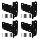 5 T-strap Heavy Duty Gate Hinges 260 Lbs CAPACITY,4 Pack Extra Thick Shed .... Fixed Price $38.08.