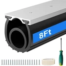 8 Ft Garage Door Seals Bottom Rubber, Heavy Duty U+o Ring .... Fixed Price $63.60.