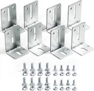 Garage Door Track Jamb J6, 8 Pack Bracket, Silver. Fixed Price $37.35.