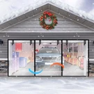 Garage Insulated Door Curtain Transparent Magnetic Screen Windproof Do.. Fixed Price $50.48.