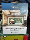 Garage Celebrations 84-IN Door Cover Santa Merry Christmas Decor. Fixed Price $149.00.