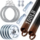 Morningro Heavy-duty Double-looped Garage Door Extension Springs Bundle 100 Lb (. Fixed Price $80.91.