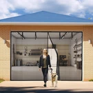 Garage Door Screen: 10X8FT Reinforced Magnetic Closure. Fixed Price $68.90.