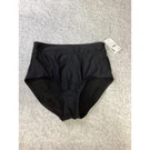 Lands' End Womens High Waisted Bikini Bottoms Black Size 25LETS011. Fixed Price $18.00.