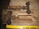 Vtg Lot Of 2 Barn Door Rollers Garage Shed Farm Cottage Decor. Fixed Price $39.99.