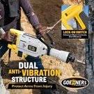 Industrial 3500W Demolition Jack Hammer 1900RPM 60J Concrete Breaker Hex Shank. Fixed Price $207.99.