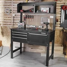 Workpro 2-IN-1 Steel Garage Combo Workbench Workshop Tool Storage Cabinet Light. Fixed Price $309.92.