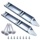 Patioer Garage Door Quick Turn Top Fixture Brackets, Includes Rollers And Screws. Fixed Price $40.59.