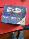 Ideal Keyed Lock Set For Steel And Wood Garage Doors Up To 20 Feet Wide New. Fixed Price $36.03.