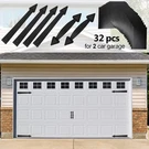 Eapele Magnetic Garage Door Decoration 32PCS Windows Kit, Black. Fixed Price $44.41.