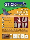 Stick 'n' Adhesive Backed Plumbing And Outlet Draft Sealers. Home Sealing. Fixed Price $9.69.