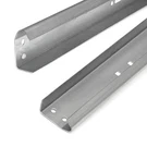 Garage Door Vertical Track Replacement Set Of Left And Right For 7 Foot. Fixed Price $121.16.