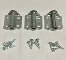 3, 1/2 Garage Door Hinges Hardware Overhead 14 Gauge W/ 12 Self Tapping Lags. Fixed Price $14.99.