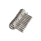 Hangman Silver Open Loop Christmas Light Hangers Pk QH-12. Fixed Price $18.95.