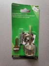 Hillman Aluminum Dead Bolt Rim Cylnder Lock With Key - 852138. Fixed Price $15.00.