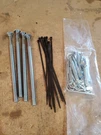 Mighty Mule Gto Gate Opener Hardware Bag/set W/ Pins Bolts Nuts Washers Zip-ties. Fixed Price $10.00.