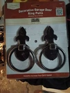 Crown Metalworks Premium Decorative Garage Door Ring Pulls 2-PACK # 10028. Fixed Price $29.00.