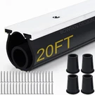 Bowsen Heavy-duty U+o Ring Universal Garage Door Bottom Seals Weatherstrip Rubbe. Fixed Price $113.99.