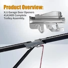 Xjj 41A3489 Garage Door Openers Carriage Complete Trolley Assembly Silver. Fixed Price $40.19.
