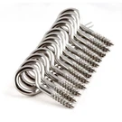 Hangman QH-12 Silver Stainless Steel Open Loop Christmas Light Hangers 1-1/8 In.. Fixed Price $13.38.