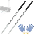 Boodvon 2 Pcs Winding Bars For Garage Door Torsion Spring With Non-slip.... Fixed Price $18.89.