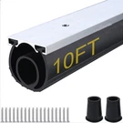 10FT 1-5/8'' Universal U+o Ring Garage Door Bottom Seal Kit With Track Retainer. Fixed Price $32.99.