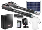 Liftmaster LA412PKGUL Dual Solar 12V Swing Gate Opener Kit With (2) Remotes. Fixed Price $2717.65.