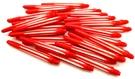Stems Medium 48MM 10 Set Pack Red Fluted Nylon Shafts British Made. Fixed Price $6.65.