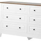 Bedroom Storage 6 Drawers Cabinet Wood Furniture White Living. Fixed Price $194.00.