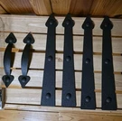 Magnetic Decorative Garage Door Curb Appeal Faux Hinges Handles Hardware Kit .... Fixed Price $22.00.