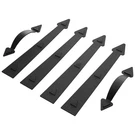 Magnetic Garage Door Hardware Kit, Decorative Hinges Handles, Black. Fixed Price $32.71.