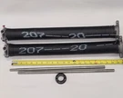 Pair Of 207 X 2" 20" Garage Door Torsion Springs With Winding Bars Black. Fixed Price $122.99.