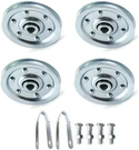 Garage Door 3" Kits, Including 2 Stationary Pulleys And Rear Wheel. Fixed Price $17.99.